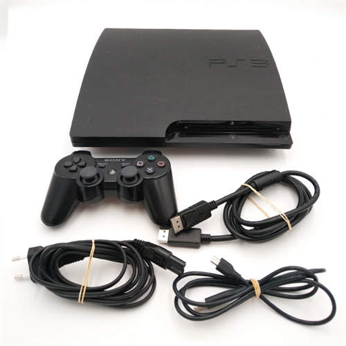 Playstation 3 Konsol - Slim 160 GB - SNR 03-27460119-5677804-CECH-3003A (B Grade) (Genbrug)